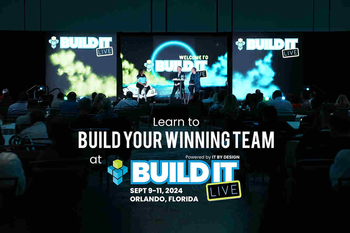Learn to Build Your Winning Team at Build IT LIVE